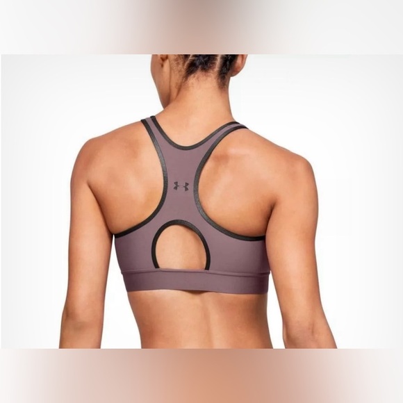 Under Armour Mid Keyhole Women's Sports Bra, Size S - Picture 4 of 6
